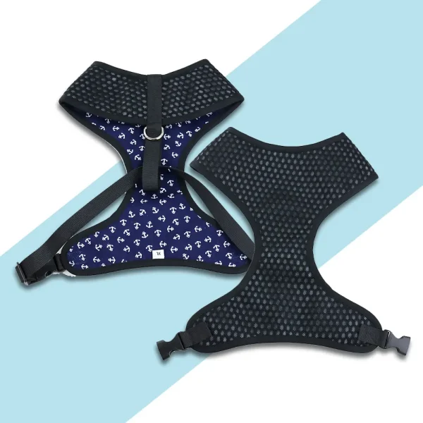 Custom Reversible Dog Harness: Premium Cotton & Zinc Alloy - Image 2
